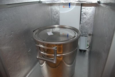Hobbock im Wärmeschrank