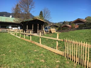Zaun für Garten