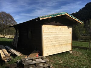eine neue Rückwand